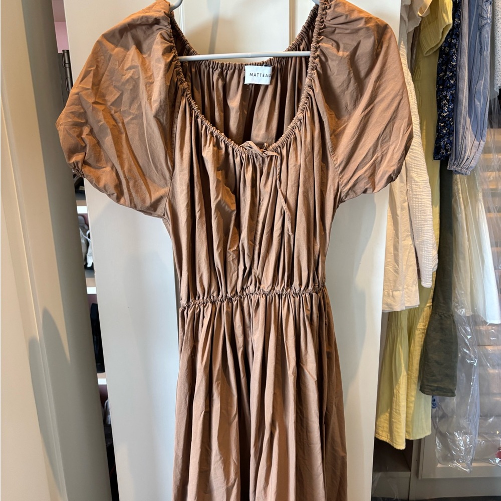 Matteau Tan Maxi Dress - Picture 2 of 4